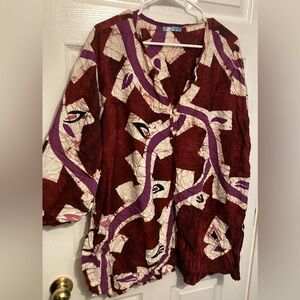Blue Sky red/pink tunic